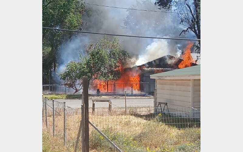 Faulty Electrical Sparks Fire on Park Street in Susanville
