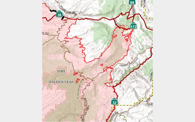 Park Fire Rages in Mill Creek Drainage