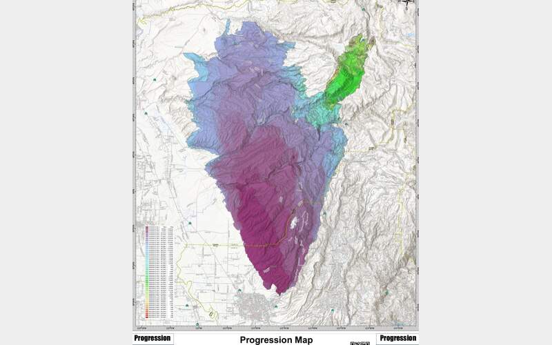 Firefighters Keep Park Fire within Footprint Despite Strong Winds