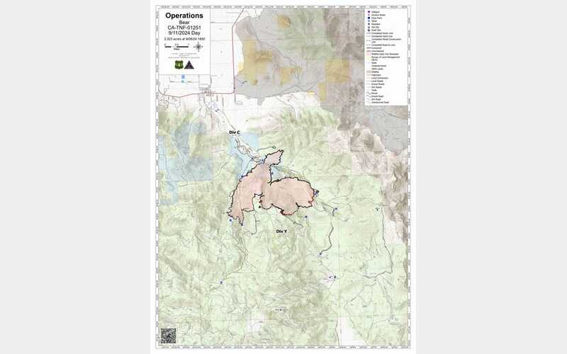 Progress and Precautions: Tahoe National Forest Resumes Command of Bear Fire