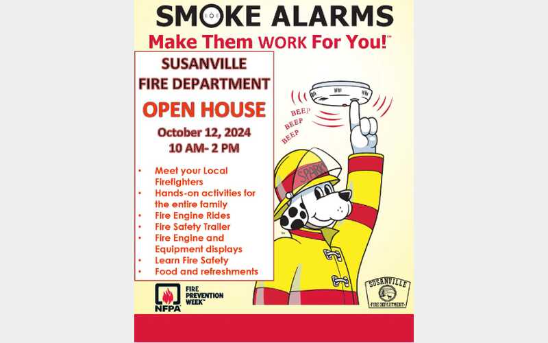 Red Cross Teams Up with Susanville Fire Department Open House, Offering Free Smoke Alarms