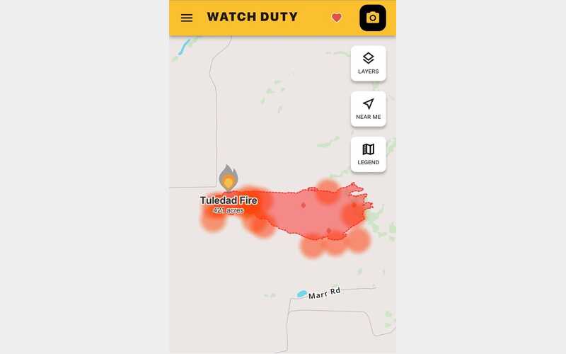 Blaze in Ravendale Grows Over 400 Acres, 50% Contained