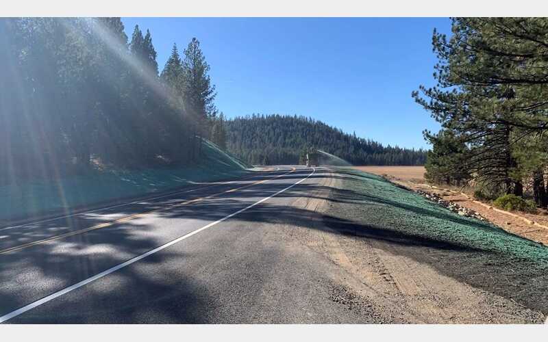 Road Work Progress on Poison Lake Shalas Combine Project as it Nears Completion