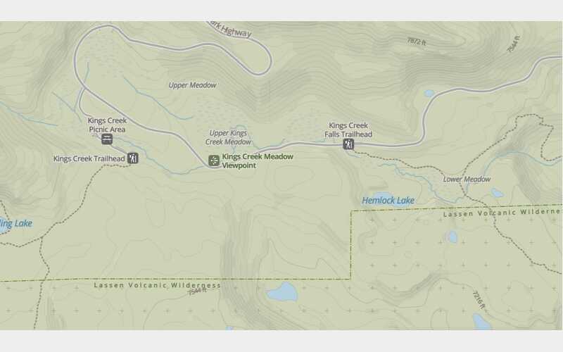 Kings Creek Parking Closure and Road Delays in Lassen Volcanic National Park