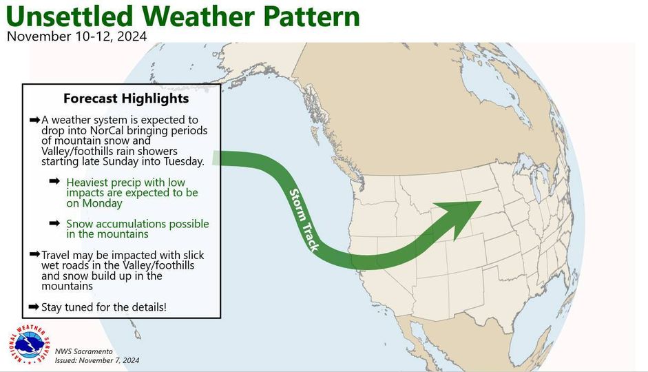 Increased Flood Risk Expected in Park Fire Burn Scar Areas Due to Forecasted Rainstorm