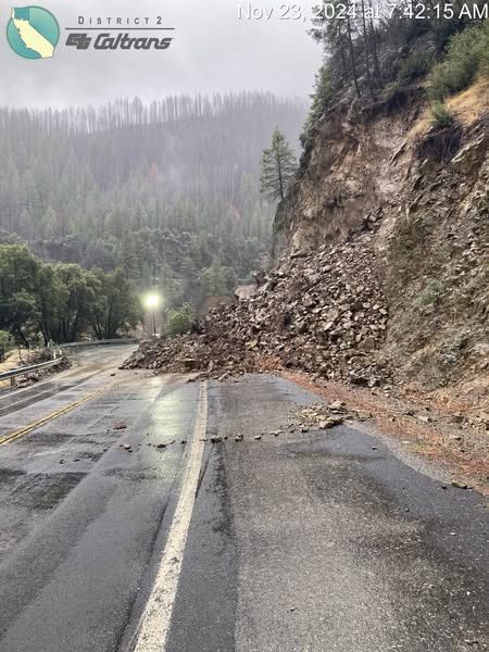SR-70 Closed Indefinitely Following Feather River Canyon Slides