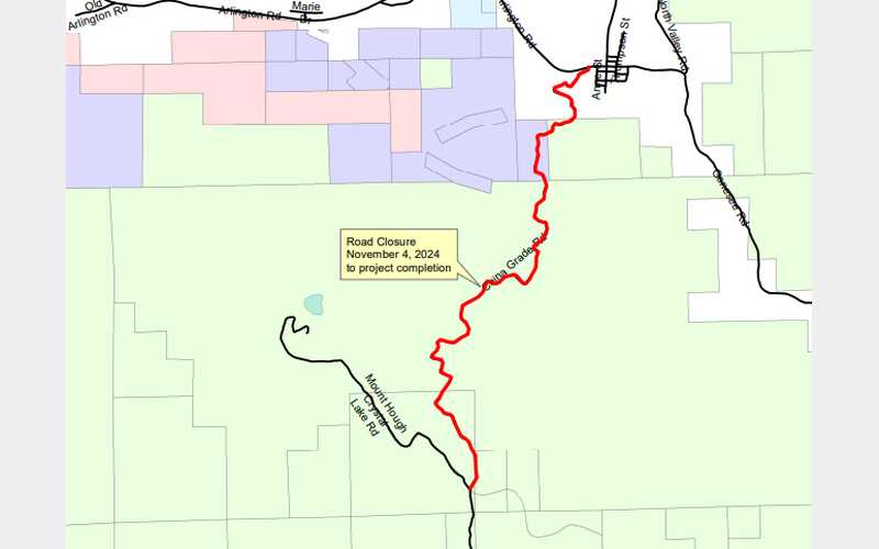 Road Closes for Month-Long PG&E Underground Power Line Project