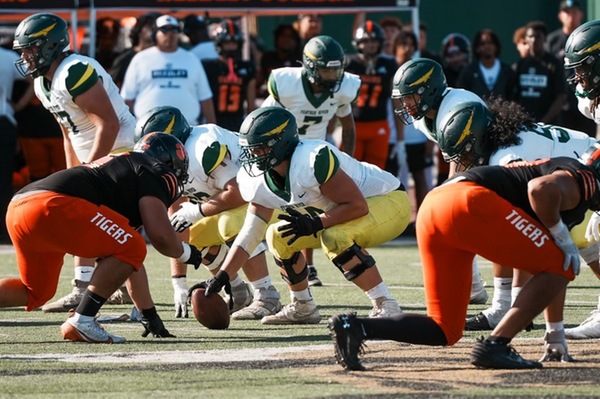 Feather River’s Kyle Valdez – 2 Touches – 2 Touchdowns in Shoot-Out With Butte!