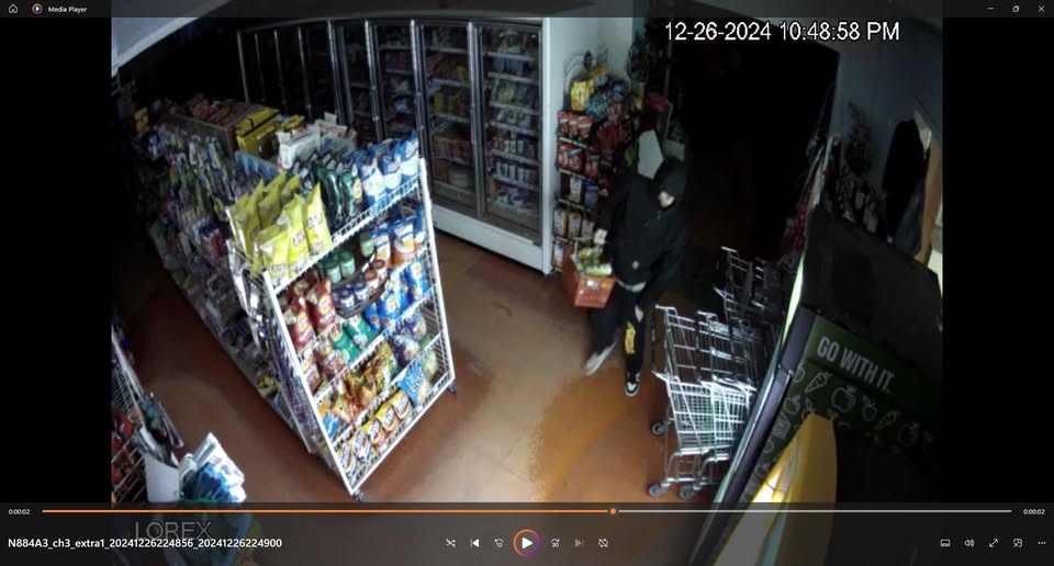 Help Needed to Identify Suspect in Cedarville Market Burglary