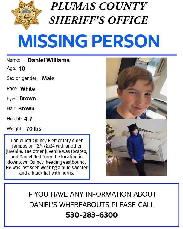 Found – Missing 10-Year-Old Daniel Williams
