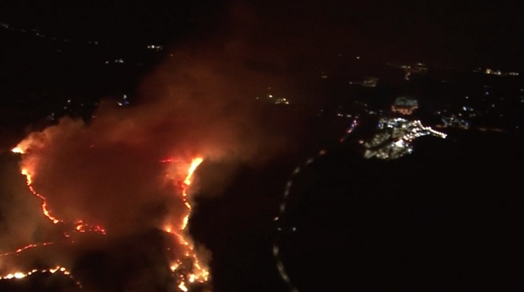 Franklin Fire, burning near Pepperdine University, prompts evacuation orders