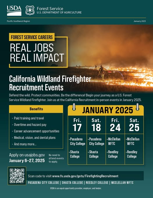 Join the Force: Upcoming Wildland Firefighter Recruitment Events in California