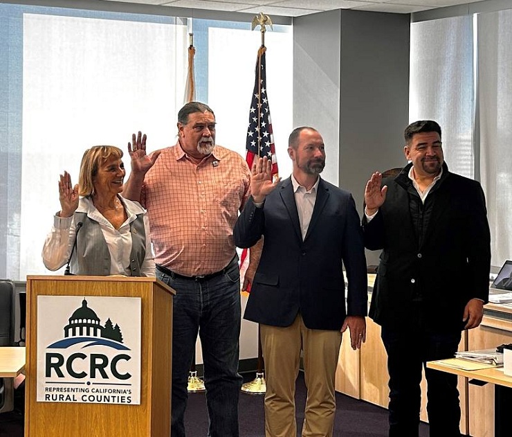 Geri Byrne, a Modoc County Supervisor, installed a new Rural County Representatives of California Chair