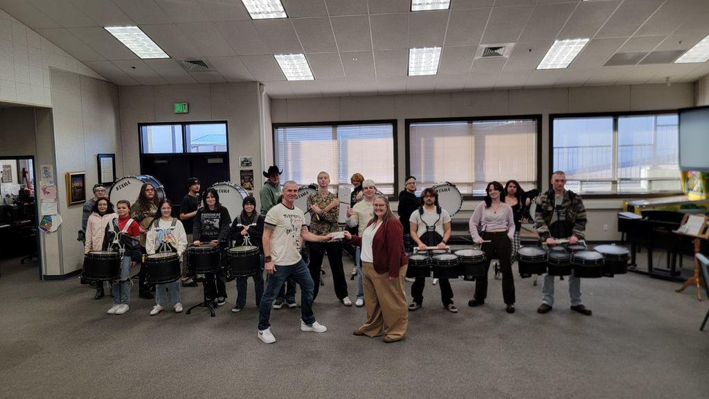 Lassen High Drumline to Electrify National Audience at UNR vs UNLV Showdown