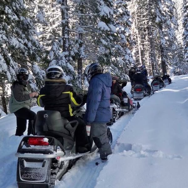Snowmobiling in Plumas County!