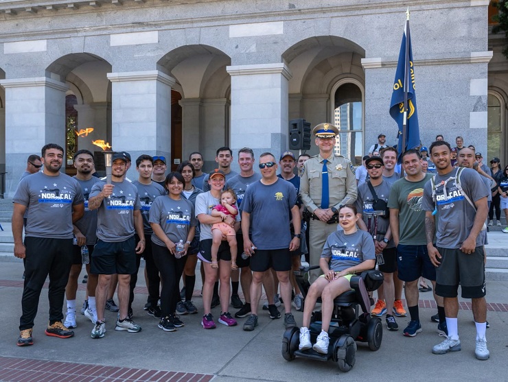 California Highway Patrol 2025 SPECIAL OLYMPICS TORCH RUN