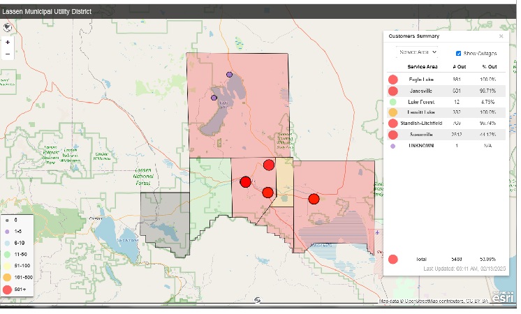 LMUD Power Has been Restored