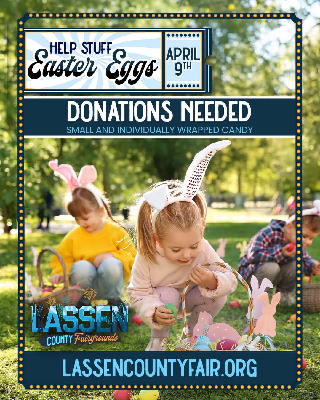 Lassen County Fair is asking for Donations for Susanville Easter Egg Hunt