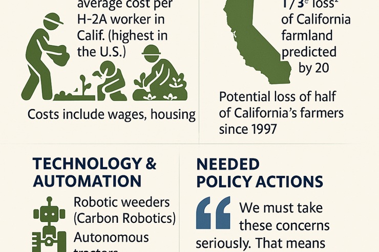 California Farmers Face Rising Costs and Technological Challenges in a Changing Landscape