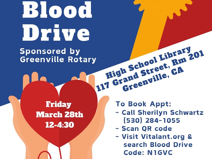Join the Lifesaving Mission at Greenville Community Blood Drive March 28