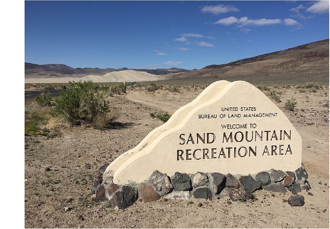 Road repairs and other maintenance at Sand Mountain Recreation Area