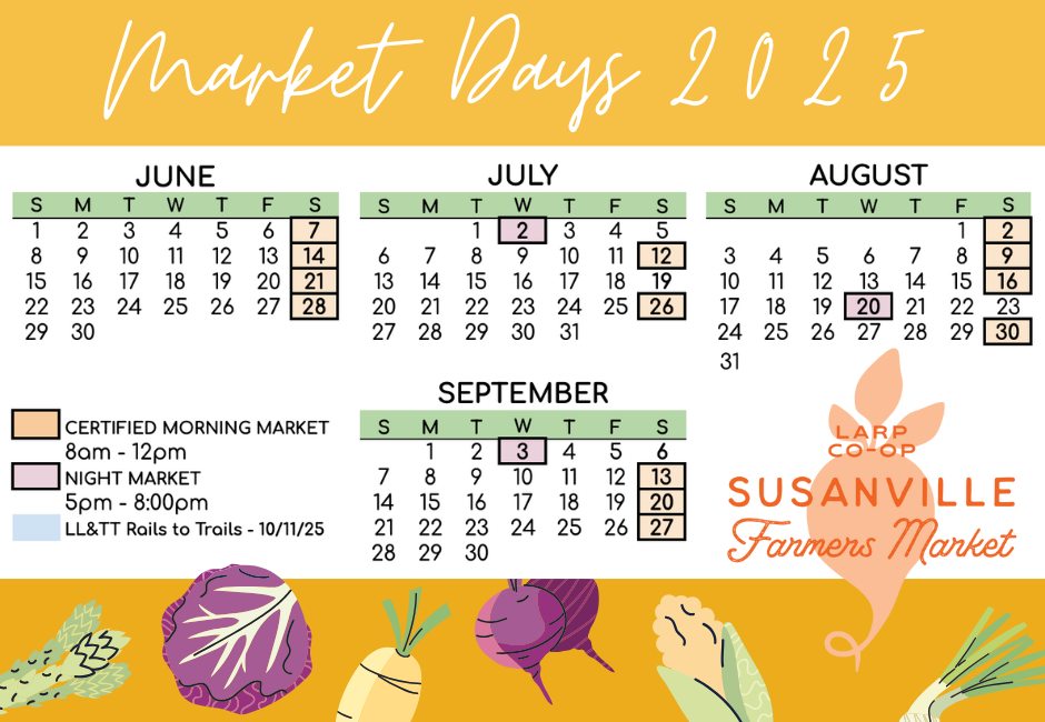 Susanville Farmers Market Returns with Fresh Finds and New Vendors