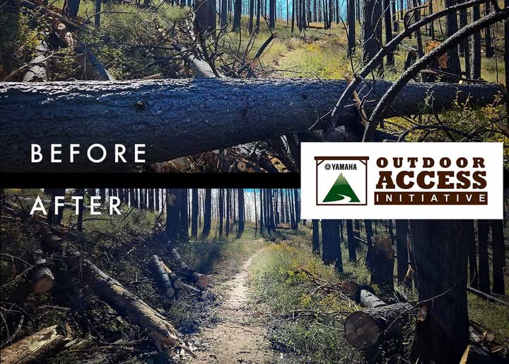 Yamaha Supports Trail Restoration After Wildfires with $19,940 Grant