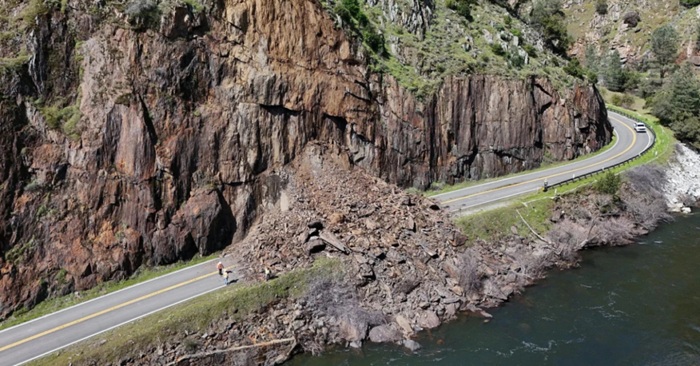 Rockslide Shuts Down Key Route to Yosemite Indefinitely