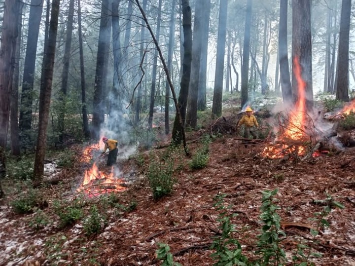 Pile Burning near Challenge