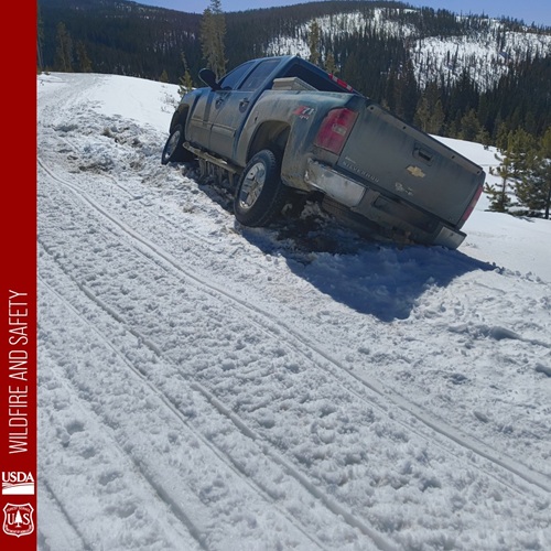 US Forest Service Issues Warning About Snowy Roads and Mud Season Hazards