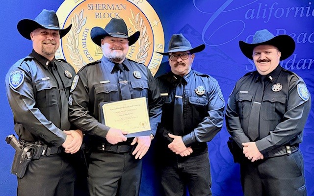Susanville Police Department Celebrates Sergeant Kevin Singletarys Leadership Achievement