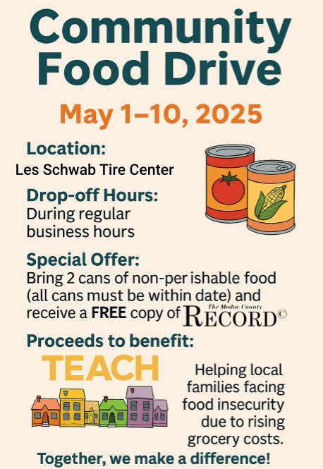 TEACH Announces Monthly Food Drive Shift Amid Rising Grocery Prices