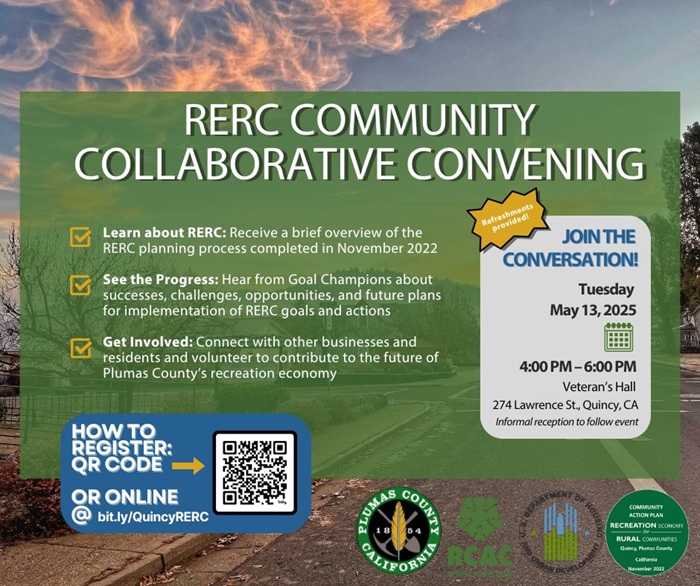 Join the Quincy Community Collaborative for Rural Recreation Economic Development on May 13