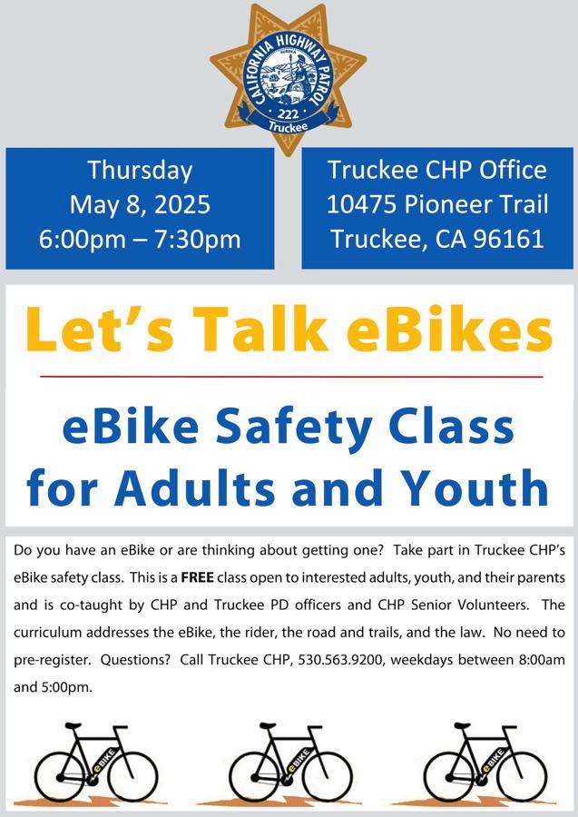 CHP and eBikle Safety