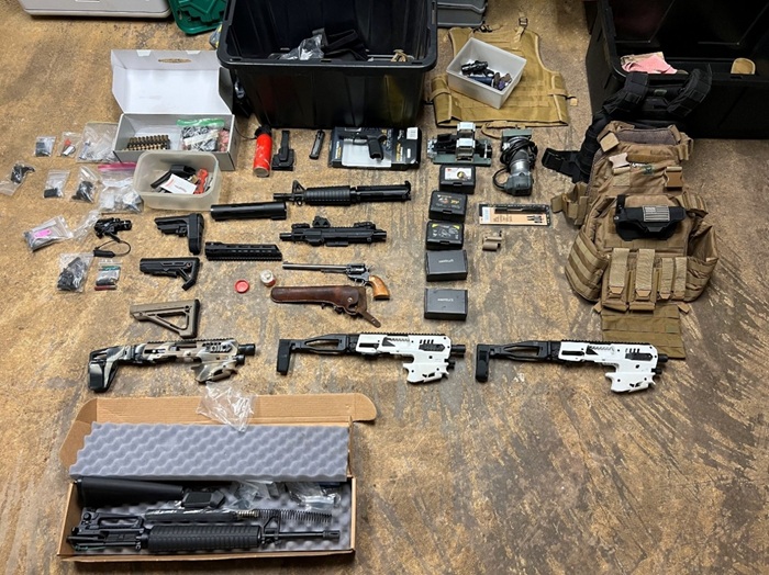 Magalia Man Arrested for Illegal Firearm Possession and Manufacturing During Compliance Search