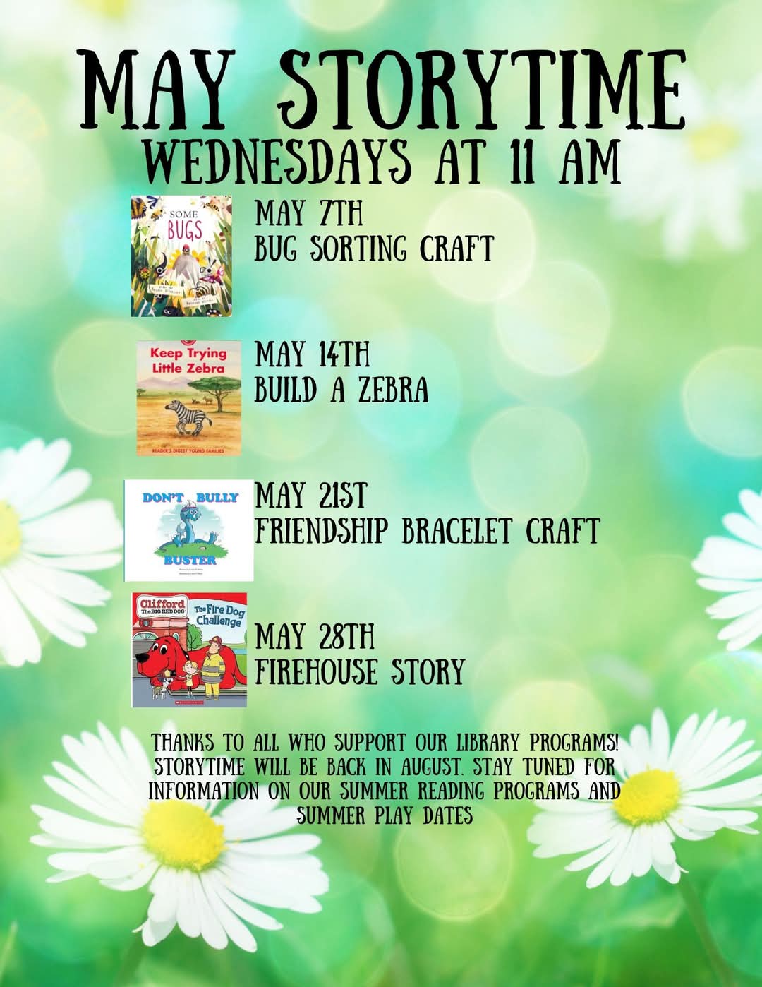 Storytime Returns to the Library with New Toys for Kids