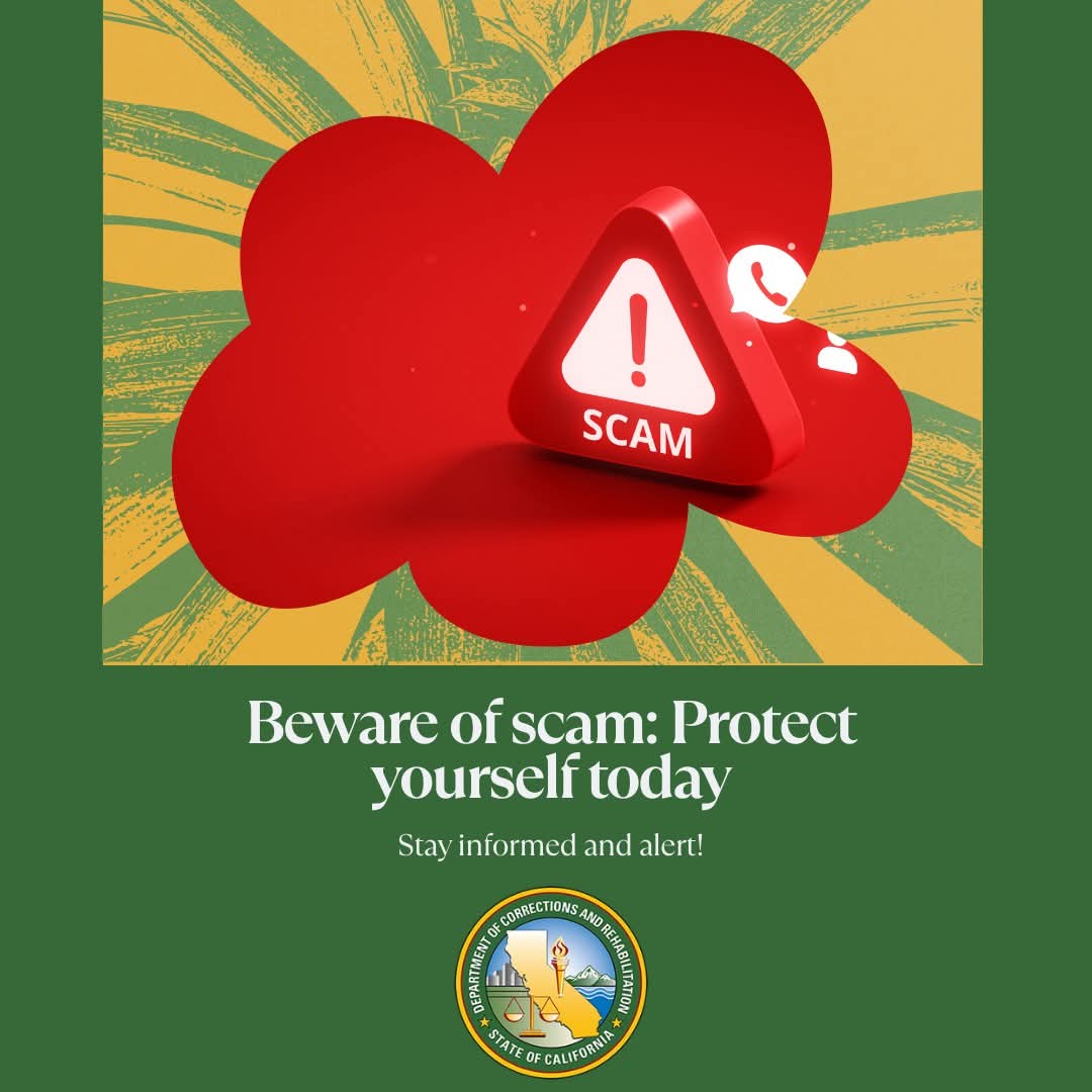 CDCR Warns of Scam Email Claiming False Grant Offers