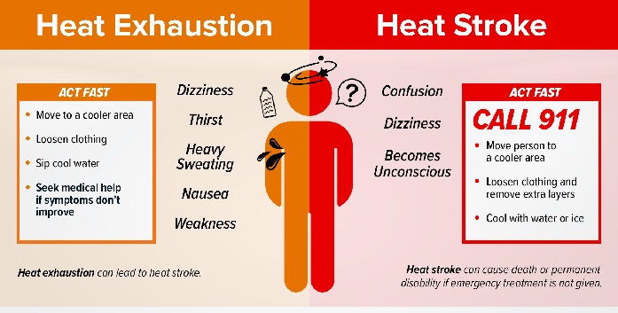 Stay Safe This Summer by Recognizing Heat-Related Illnesses and Their Symptoms