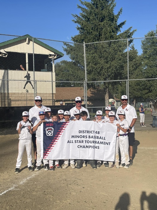 Susanville Little League Minor Boys Claim District Championship Victory