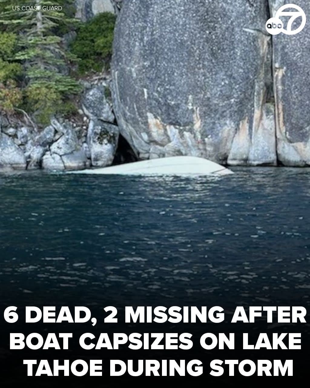 Tragic Boat Capsizing on Lake Tahoe Leaves Six Dead and Two Missing