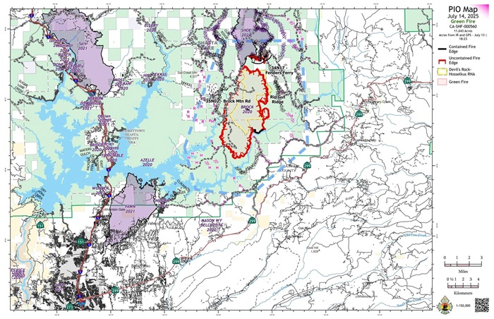 Green Fire Update July 14 2025 Progress and Safety Measures