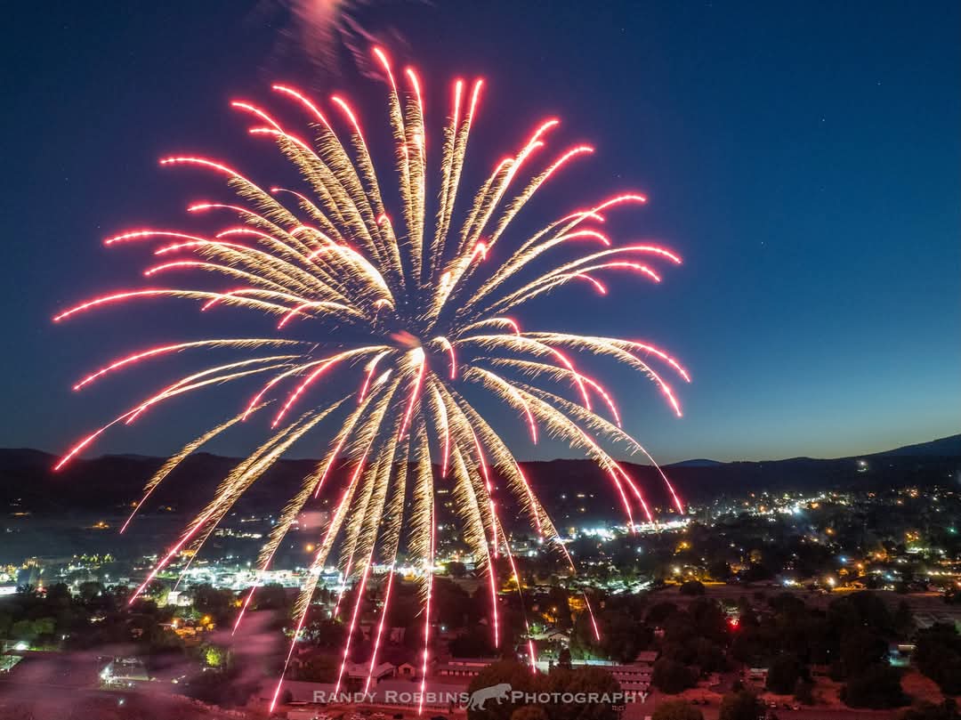 Capturing the Magic of Susanville Fireworks with Drones
