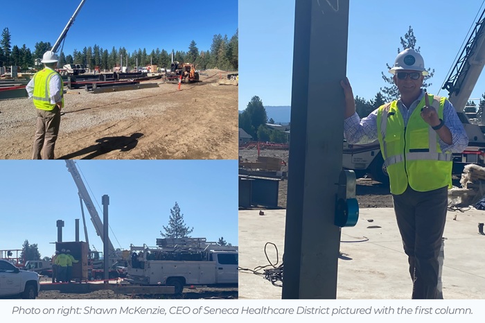 Steel Rising Marks New Phase in Lake Almanor Community Hospital Construction