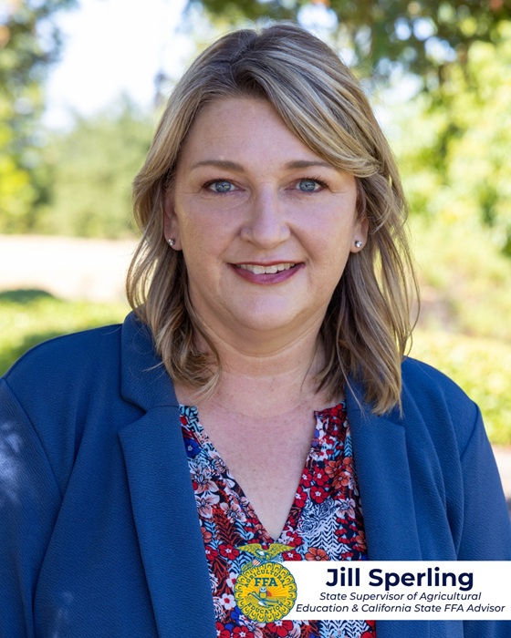 California FFA Announced Jill Sperling State Supervisor of Agricultural Education for California FFA