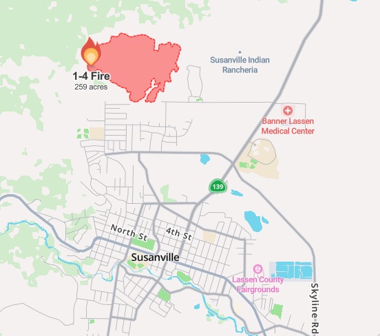 Peak Fire Update 25 Percent Contained with Evacuation Orders Lifted