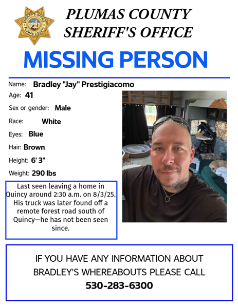 Search Underway for Missing Quincy Resident Bradley Prestigiacomo