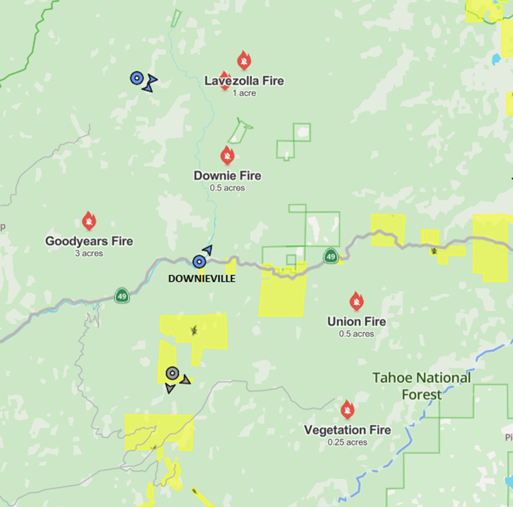 Sierra County Sheriff Monitors Multiple Wildfires with Potential Evacuations