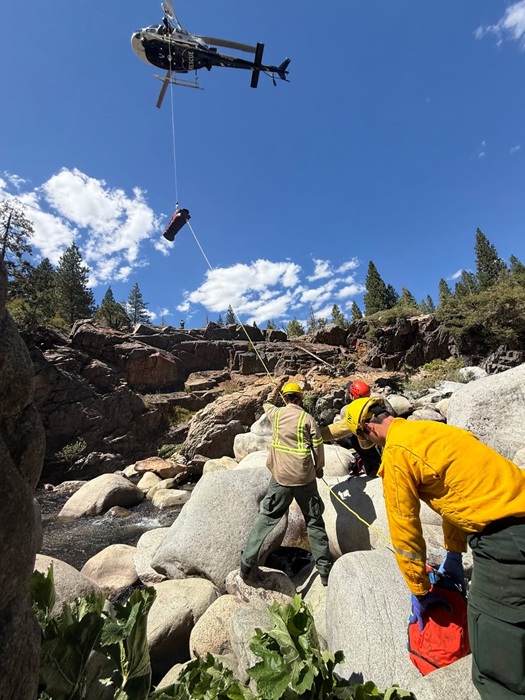 Swift Medical Rescue at Emerald Pools in Tahoe National Forest