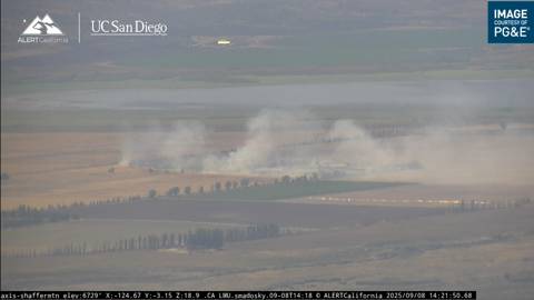 Lake Fire Breaks out Near Levitt Lake Monday Afternoon