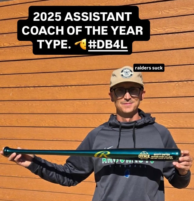 Coach Scott Dwyer Named 2025 CCCBCA Northern California Assistant Coach of the Year